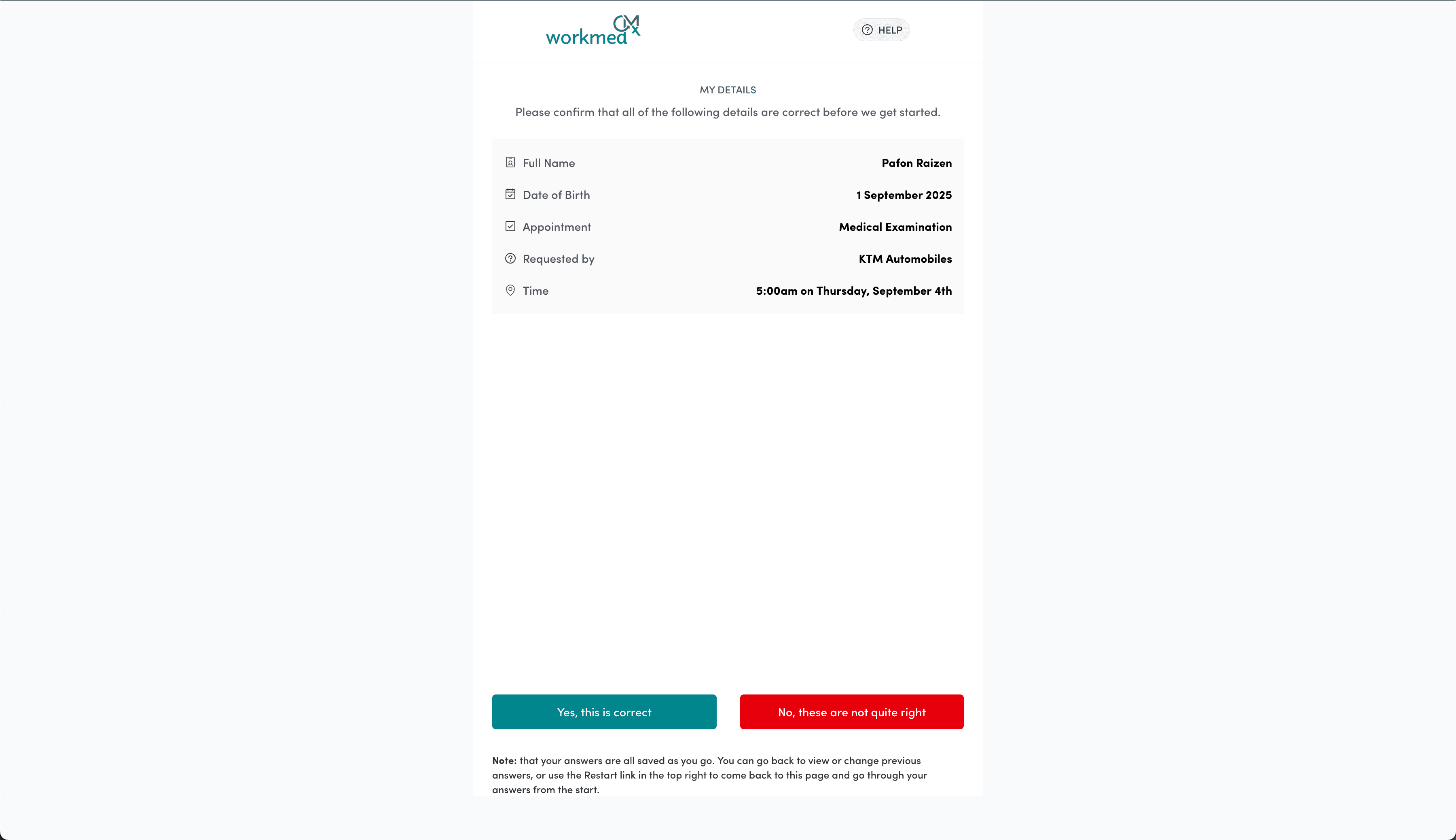 Illustration showing the online health survey process