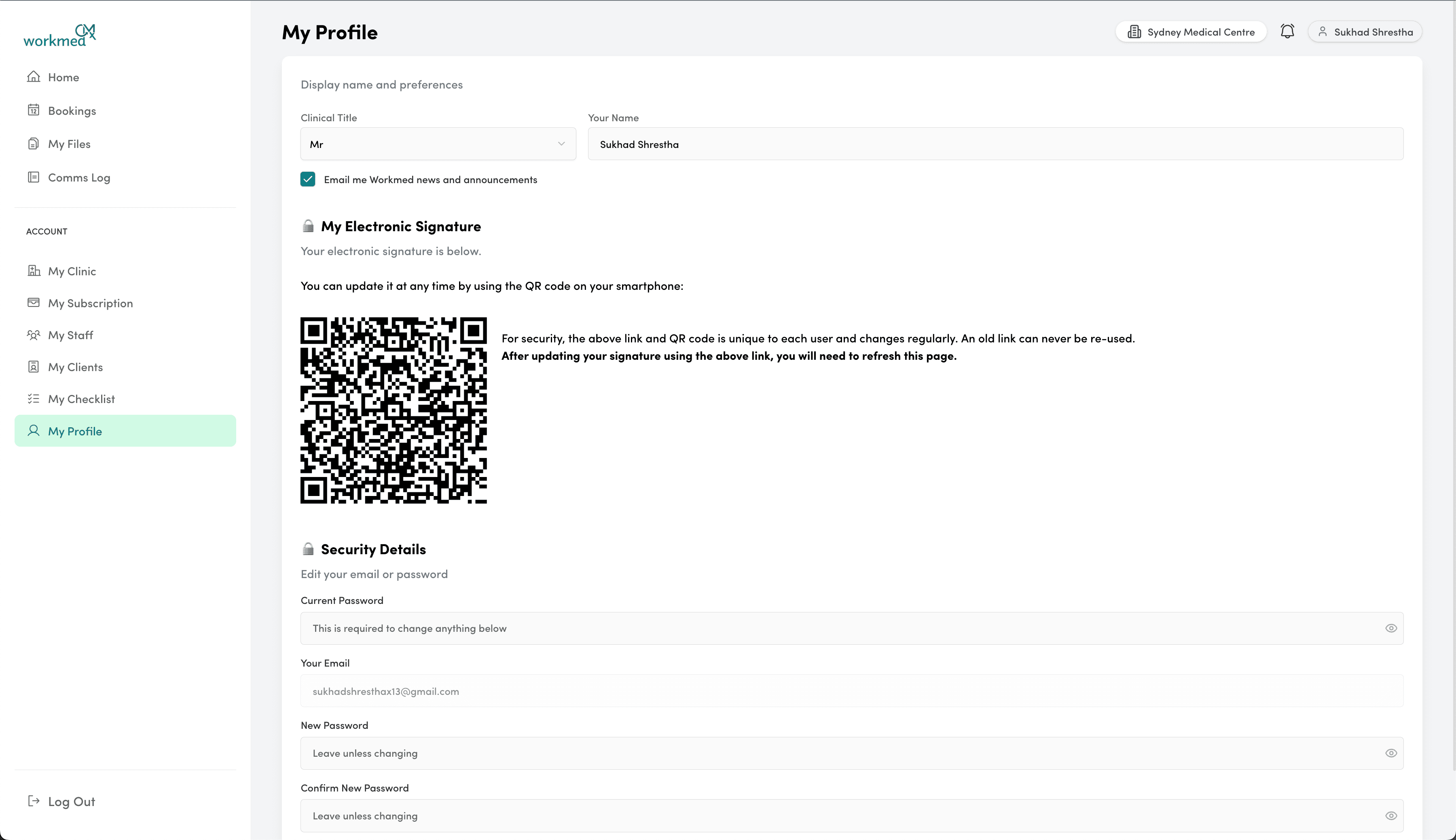 Visual representation of creating and managing user profiles